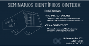 Seminarios científicos CINTECX en noviembre